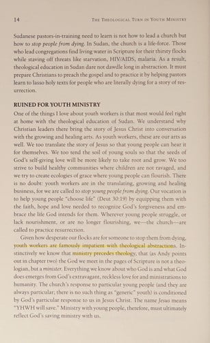 The theological turn in youth ministry