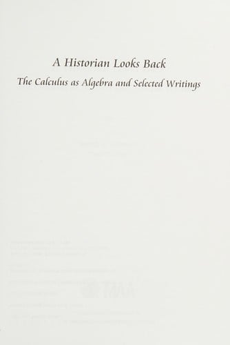 A historian looks back