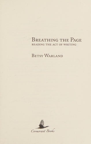 Breathing the page