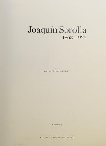 Joaquín Sorolla, 1863-1923