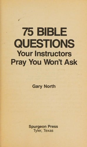 75 Bible questions your instructors pray you won't ask