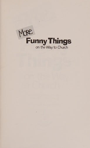 More funny things on the way to church