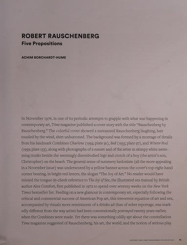 Robert Rauschenberg