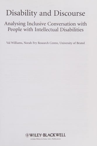 Disability and discourse