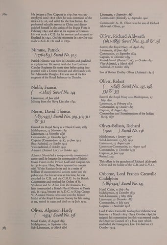 Swords for sea service