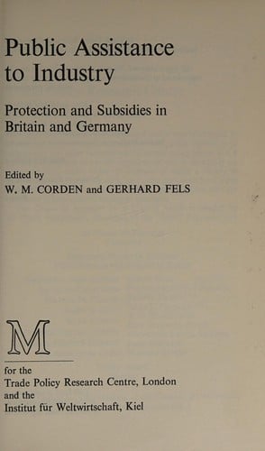 Public assistance to industry