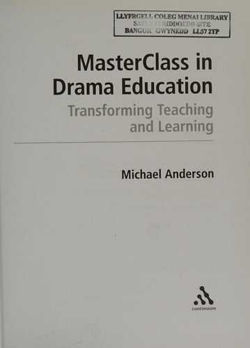 Masterclass in drama education