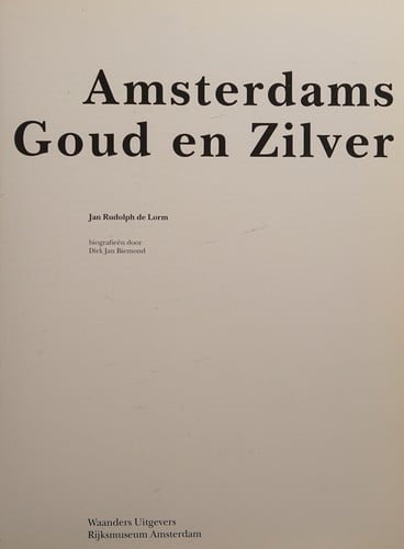 Amsterdams goud en zilver