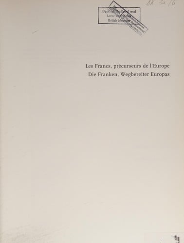Les Francs, précurseurs de l'Europe