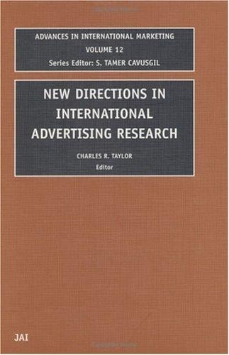 New directions in international advertising research