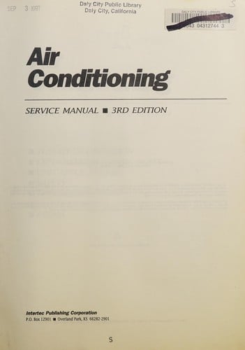 Air conditioning service manual