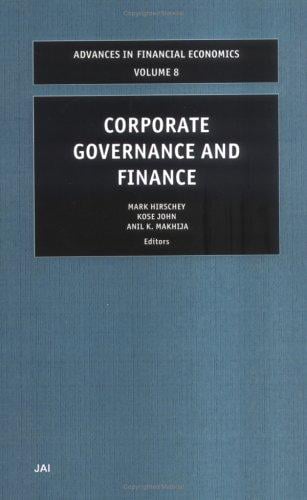 Corporate governance and finance