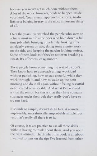 How to get things done without trying too hard