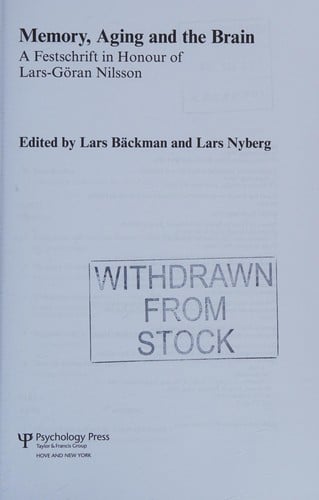 Memory, aging and the brain