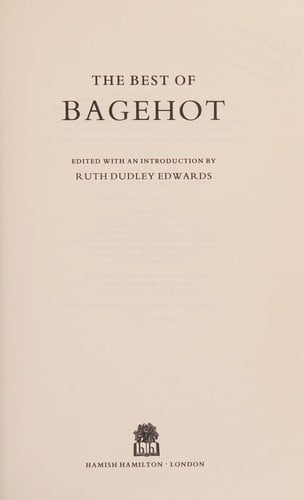The best of Bagehot