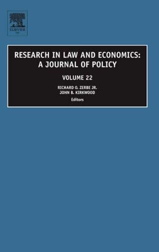 Research in law and economics