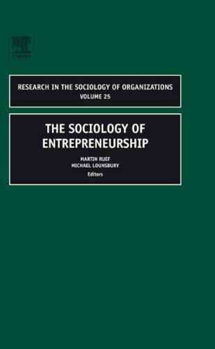 The sociology of entrepreneurship