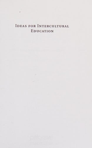 Ideas for intercultural education