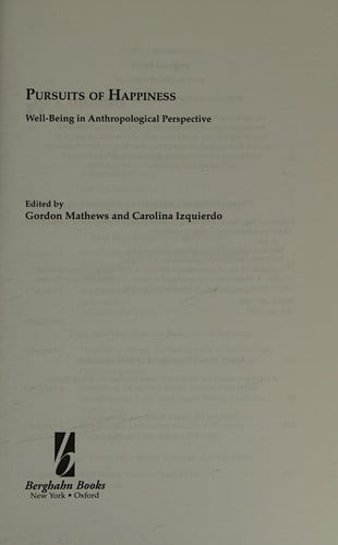 Pursuits of happiness