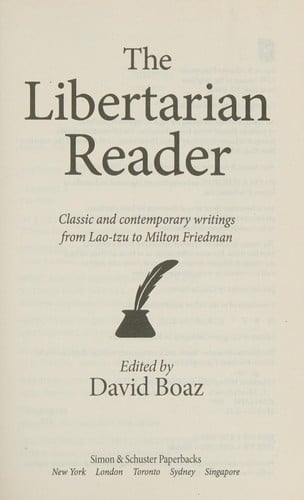 The libertarian reader