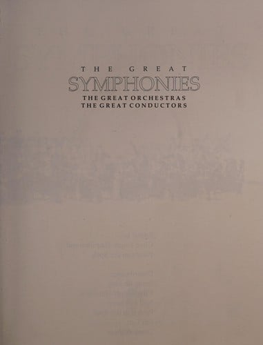 The Great symphonies