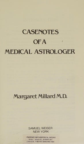 Casenotes of a medical astrologer