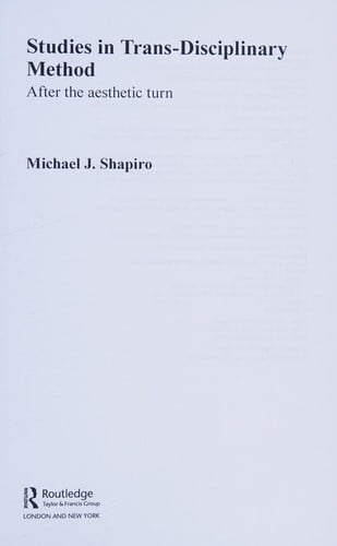 Studies in trans-disciplinary method