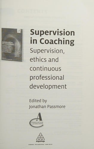 Supervision in coaching