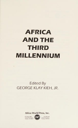 Africa and the third millennium