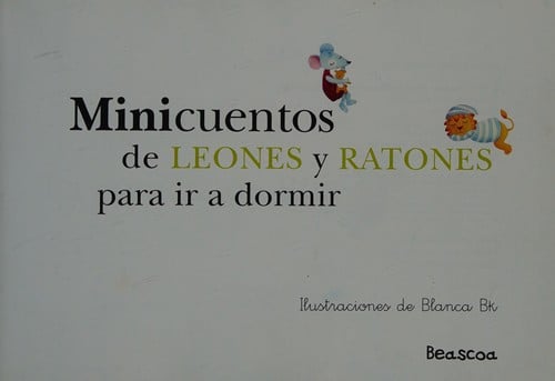 Minicuentos de leones y ratones para ir a dormir