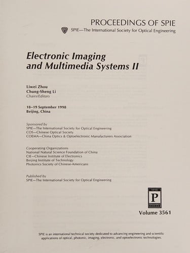 Electronic imaging and multimedia systems II