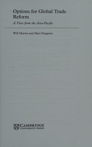 Options for global trade reform