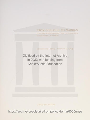 From Pollock to Marden