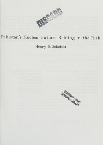 Pakistan's nuclear future