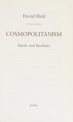 Cosmopolitanism