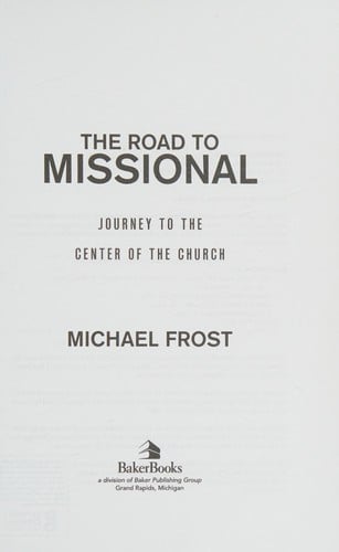 The road to missional