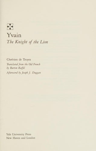 Yvain, the Knight of the Lion