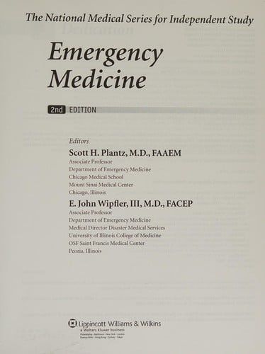 Emergency medicine