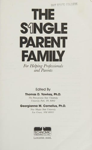 The single parent family