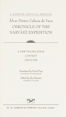 Chronicle of the Narváez expedition
