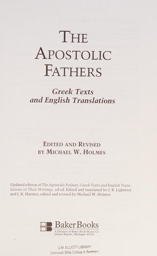 The Apostolic Fathers