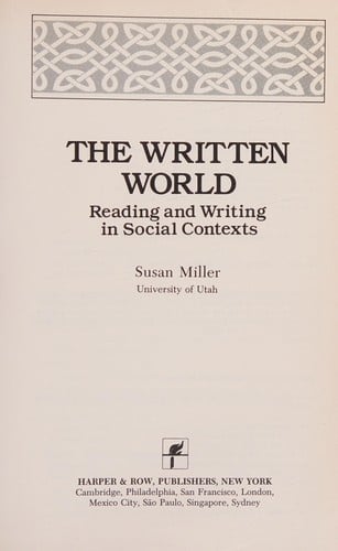 The Written World