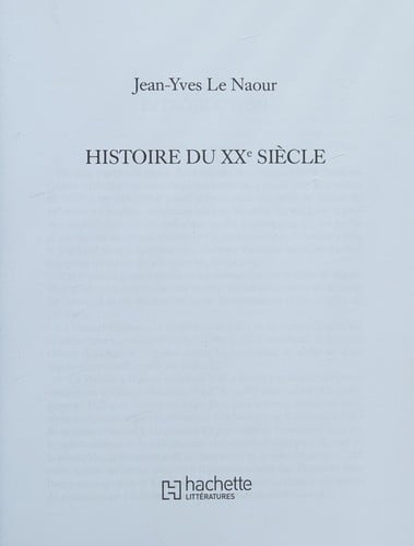 Histoire du XXe siècle