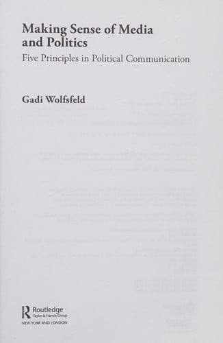 Making sense of media and politics