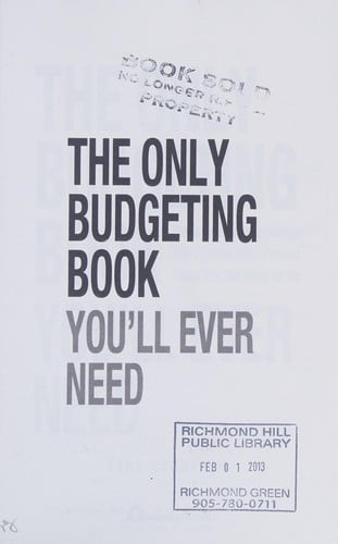 The only budgeting book you'll ever need