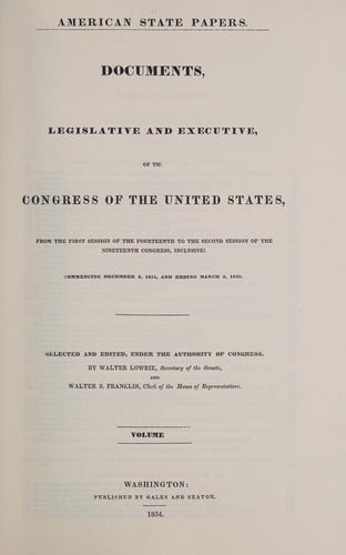 American state papers