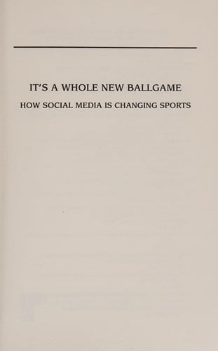 It's a whole new ballgame