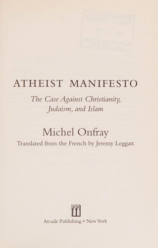 Atheist manifesto