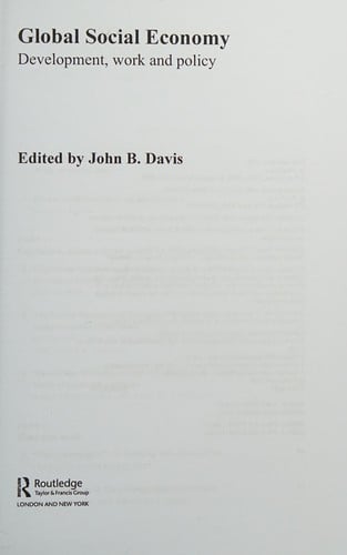 Global social economy