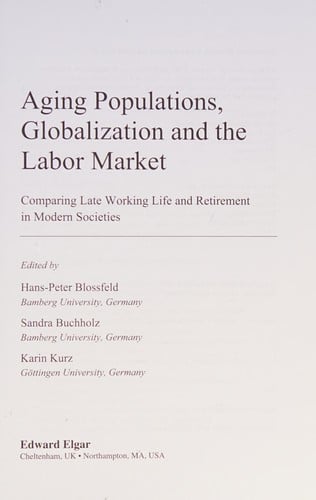 Aging populations, globalization and the labor market